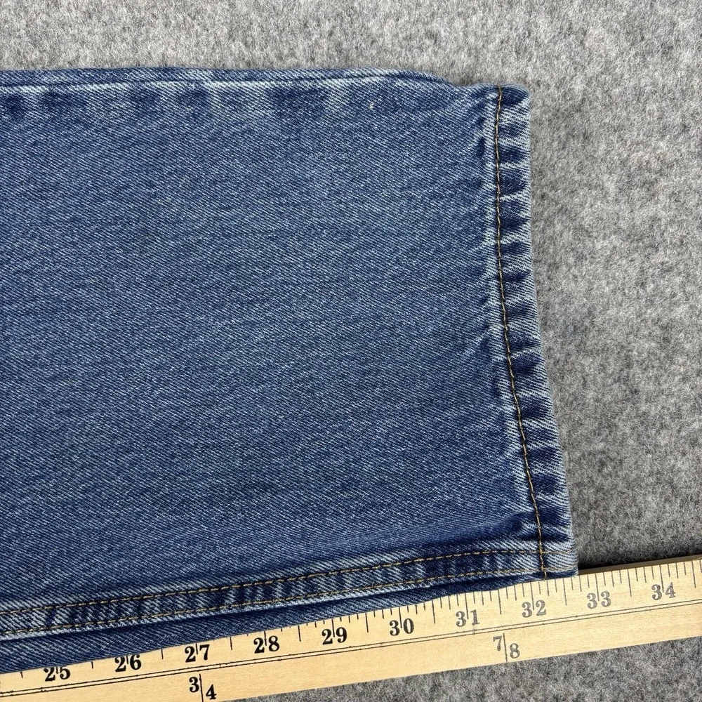 Levi's 505 Jeans‎ Mens 34x34 Straight Leg Medium Wash Work Painters Blue Denim